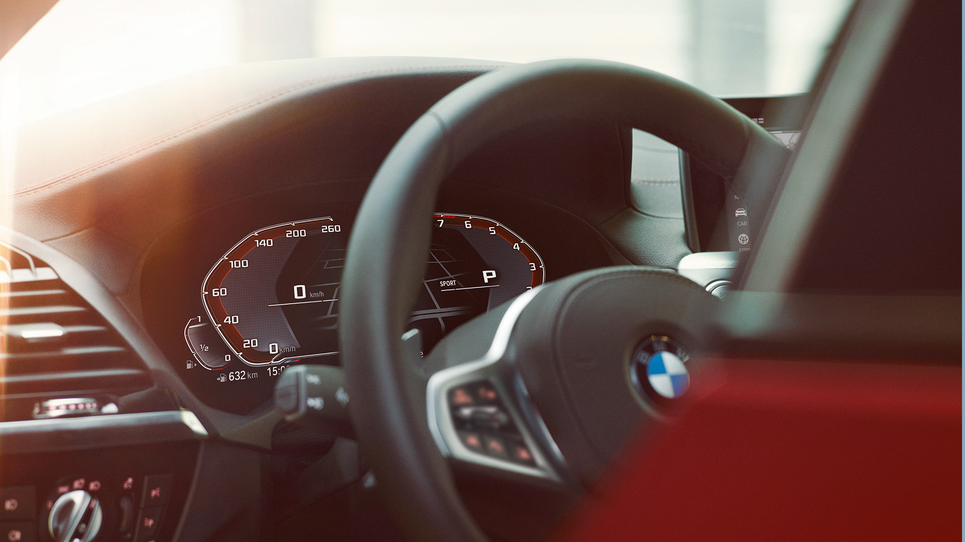 Cabina del BMW X4 BMW X4 G02 2018 acercamiento de la cabina