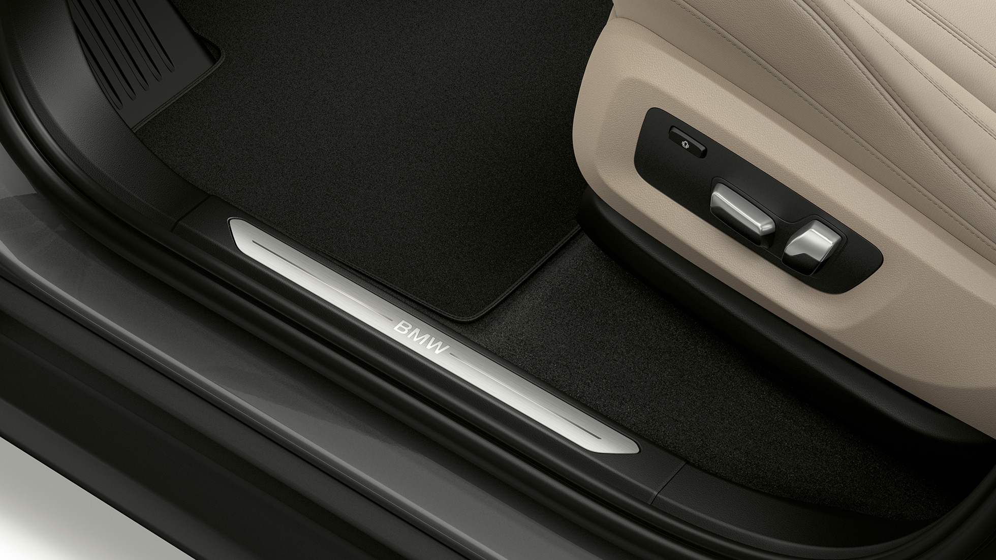 Acabado de Serie BMW X5 moldura de entrada Acabado de Serie BMW X5 G05 2018 Sophistograu metalizado efecto brillante, moldura de entrada