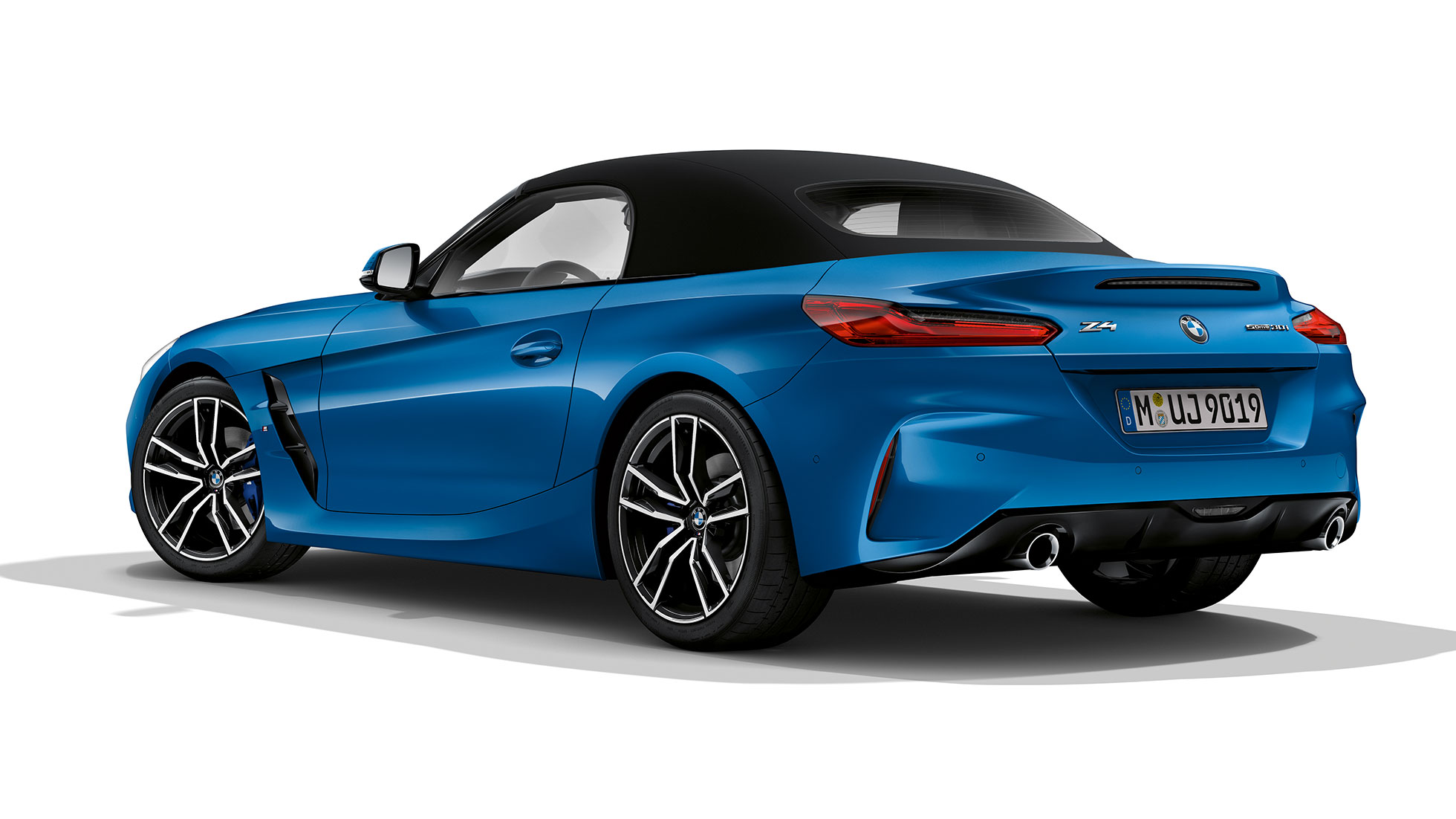 BMW Z4 Roadster Modelo M Sport BMW Z4 Roadster Modelo Deportivo MSport, vista trasera de tres cuartos