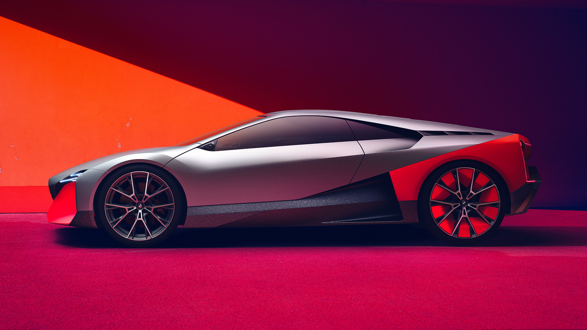 BMW Vision M NEXT, vista de lado BMW Vision M NEXT, vista de lado, detenido