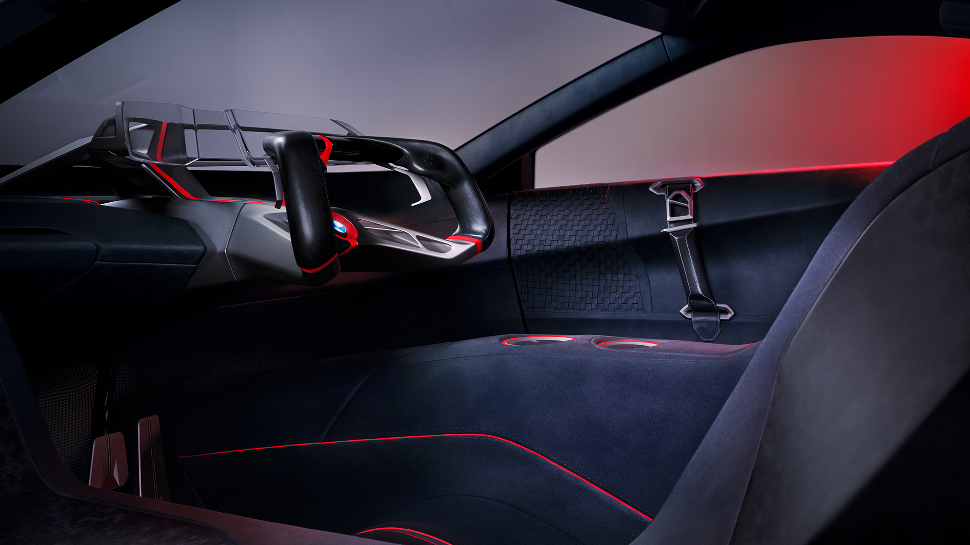 BMW Vision M NEXT, interior BMW Vision M NEXT, interior, diseño, asientos. \