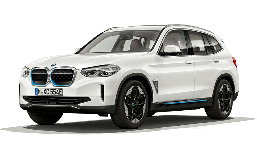 BMW iX3 Imagen de estudio BMW iX3 Imagen de estudio Vista de tres cuartos del frontal