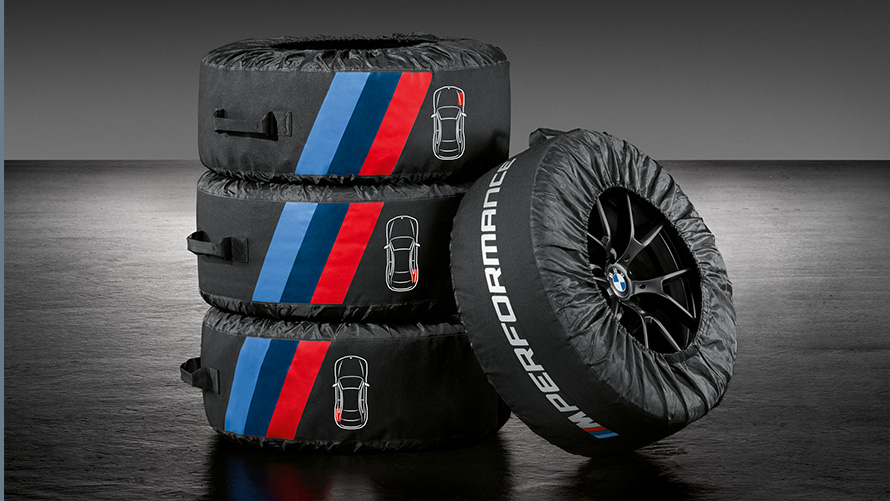 Bolsas para neumáticos M Performance Accesorios BMW para otoño e invierno, bolsas para neumáticos M Performance