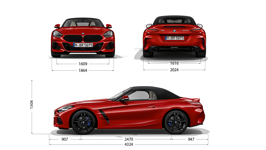 Datos técnicos del carro convertible Z4 BMW México
