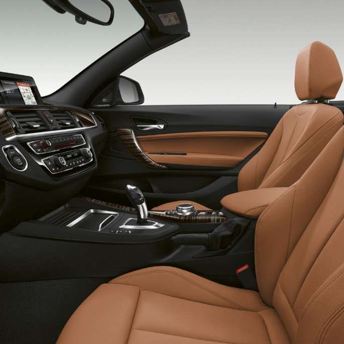 BMW Serie 2 Convertible, interior del Modelo Luxury Line